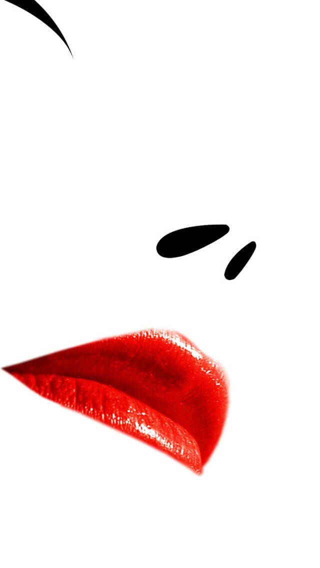 minimal-white-face-red-girl-iphone-5