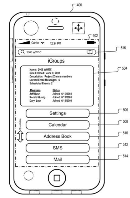 Apple патентует новую социальную службу iGroups. Apple патентует новую социальную службу iGroups. Фото.