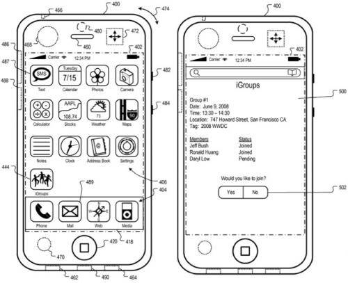 Apple патентует новую социальную службу iGroups