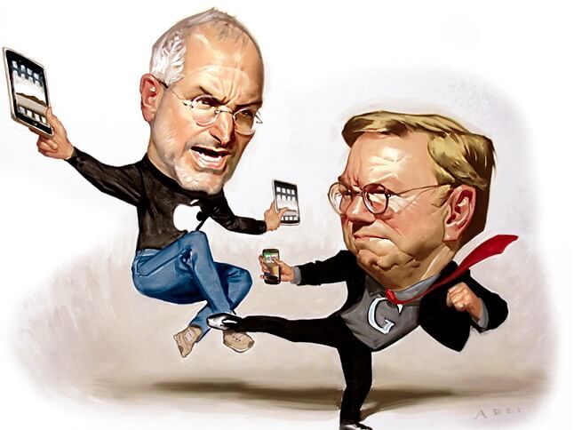 Какая кошка пробежала между Apple и Google? Какая кошка пробежала между Apple и Google? Фото.