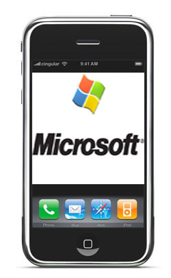 Каждый десятый сотрудник Microsoft пользуется iPhone. Каждый десятый сотрудник Microsoft пользуется iPhone. Фото.
