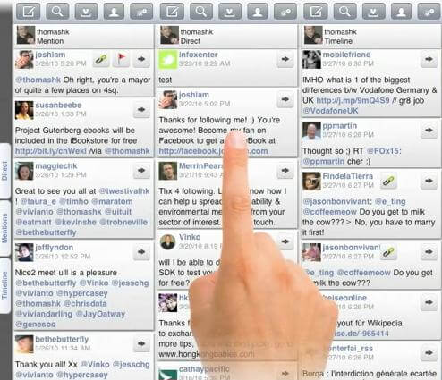 Twitepad для iPad