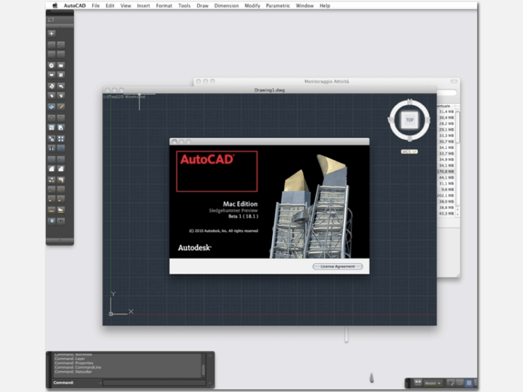 AutoCAD возвращается в Mac OS X. AutoCAD возвращается в Mac OS X. Фото.