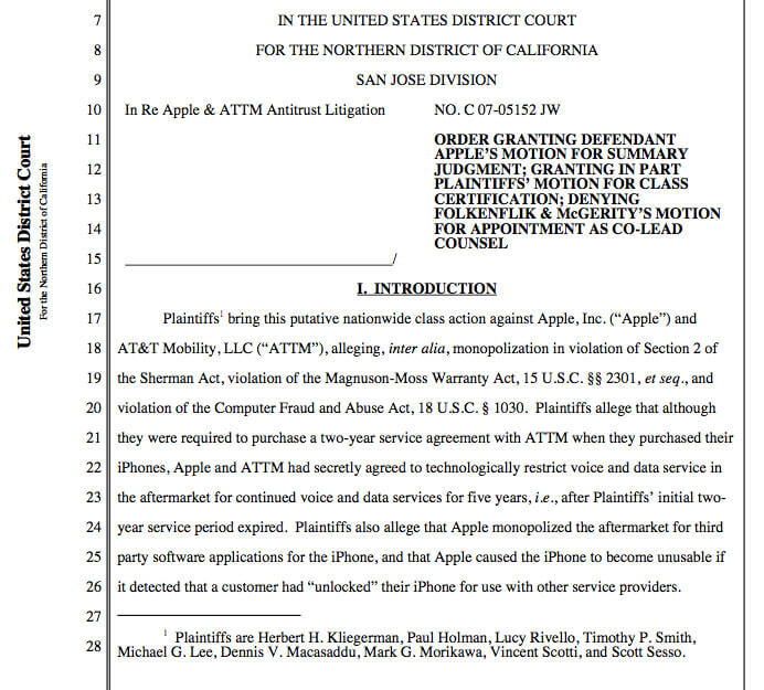 Иск об эксклюзивном договоре между Apple и AT&T, некоторые подробности. Иск об эксклюзивном договоре между Apple и AT&T, некоторые подробности. Фото.
