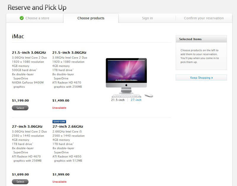 Запасы iMac на складах стремительно иссякают. Запасы iMac на складах стремительно иссякают. Фото.
