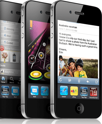 Apple признает неточность индикации сигнала у iPhone 4. Apple признает неточность индикации сигнала у iPhone 4. Фото.