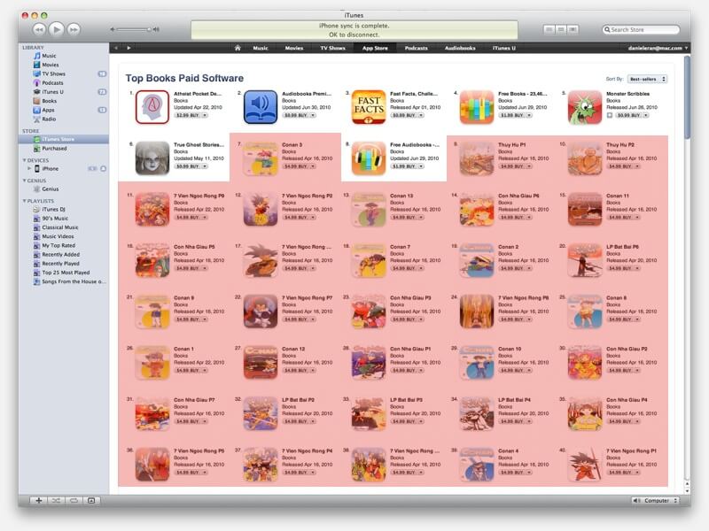 Как заявляет Apple, всего 400 аккаунтов iTunes были заподозрены в мошенничестве. Как заявляет Apple, всего 400 аккаунтов iTunes были заподозрены в мошенничестве. Фото.