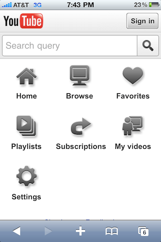 YouTube Mobile начал поддерживать HTML5. YouTube Mobile начал поддерживать HTML5. Фото.