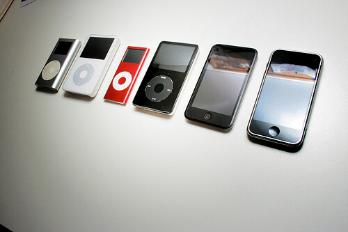 Слух: Apple обновит линейку iPod в середине сентября. Слух: Apple обновит линейку iPod в середине сентября. Фото.