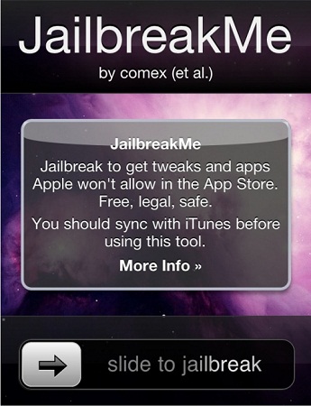 В магазинах Apple блокируют доступ на сайт Jailbreakme.com. В магазинах Apple блокируют доступ на сайт Jailbreakme.com. Фото.