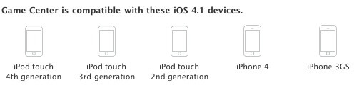 Apple: iPhone 3G не поддерживает Game Center. Apple: iPhone 3G не поддерживает Game Center. Фото.
