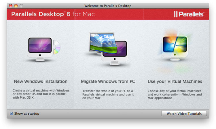 Parallels Desktop 6 для Mac