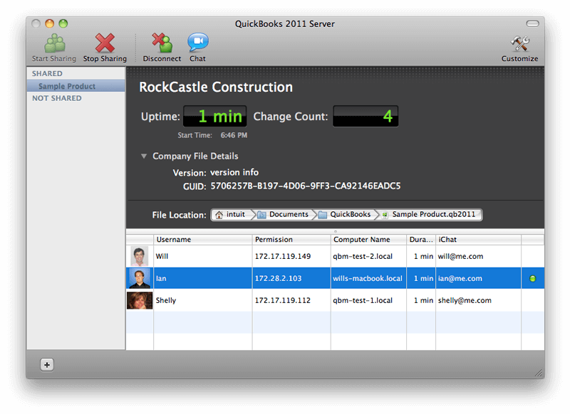 QuickBooks 2011 для Mac поддержит многопользовательскую работу. QuickBooks 2011 для Mac поддержит многопользовательскую работу. Фото.