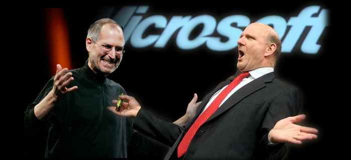 Apple оставила Microsoft далеко позади по уровню капитализации. Apple оставила Microsoft далеко позади по уровню капитализации. Фото.