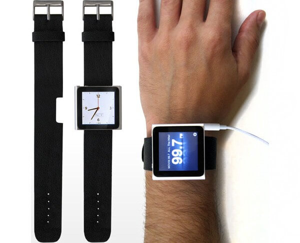 Как превратить iPod nano в наручные часы. Как превратить iPod nano в наручные часы. Фото.