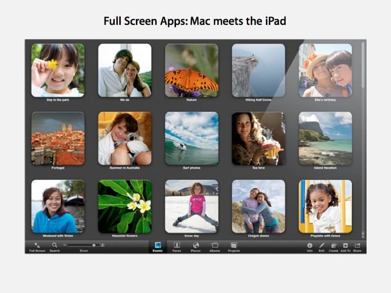 Первый взгляд на Mac OS X 10.7 Lion. Первый взгляд на Mac OS X 10.7 Lion. Фото.