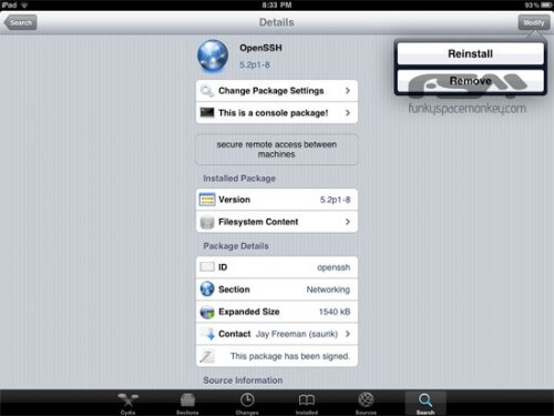 Скриншоты Cydia iOS 4.2 Скриншоты Cydia iOS 4.2