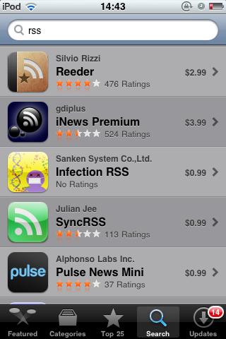Reeder в App Store Reeder в App Strore