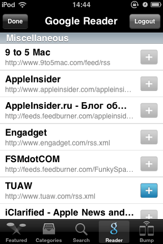 Google Reader Google Reader