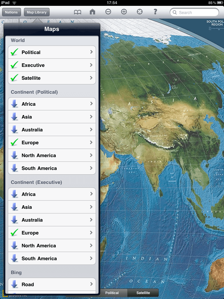 World Atlas HD. Фото.