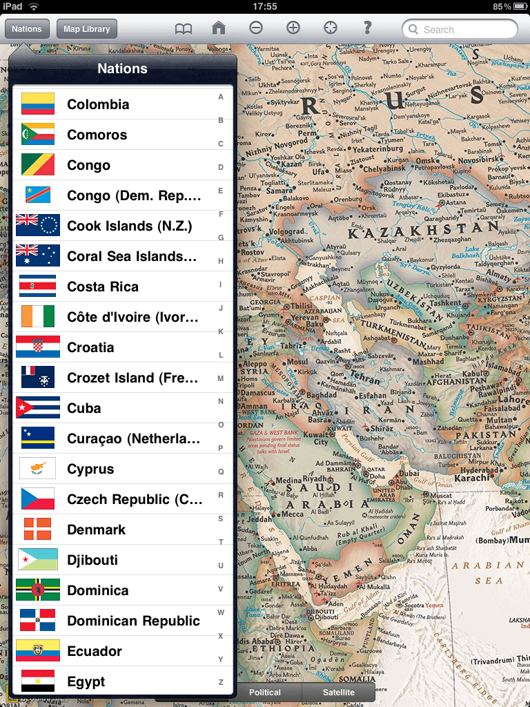 World Atlas HD. Фото.