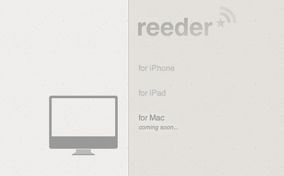 Reeder for Mac OS X Reeder for Mac OS X