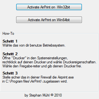 AirPrintActivator AirPrintActivator