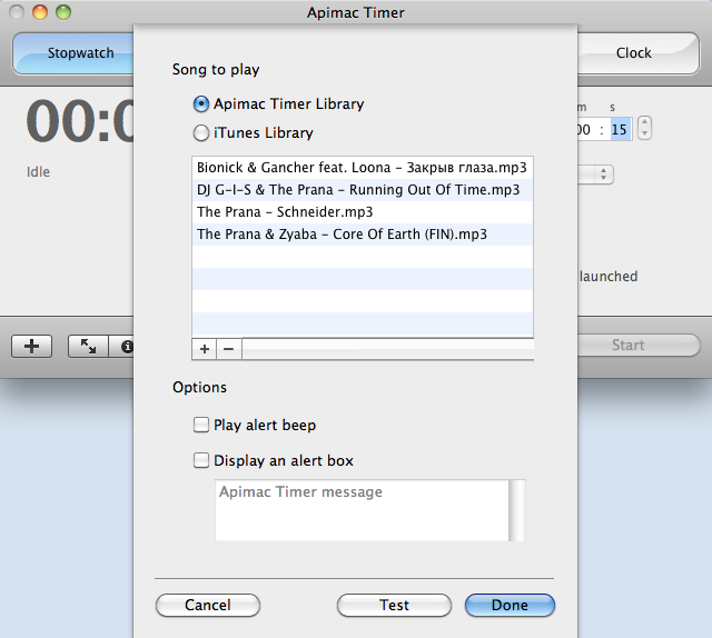 Apimac Timer