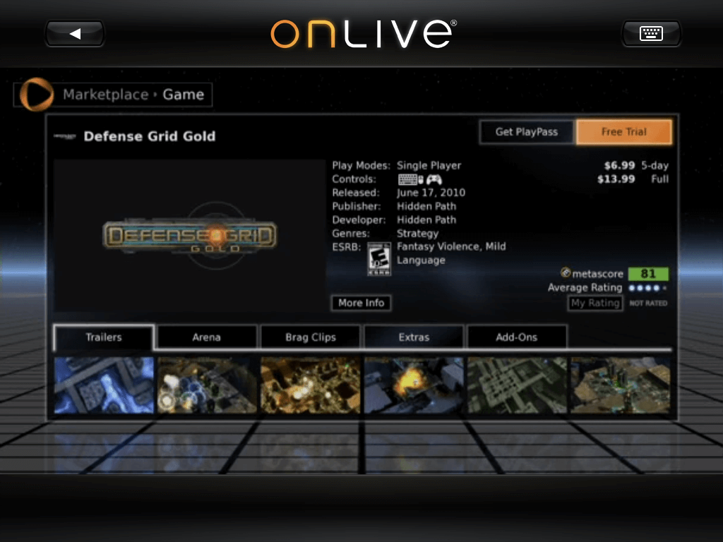 OnLive viewer: разочарование года. OnLive viewer: разочарование года. Фото.