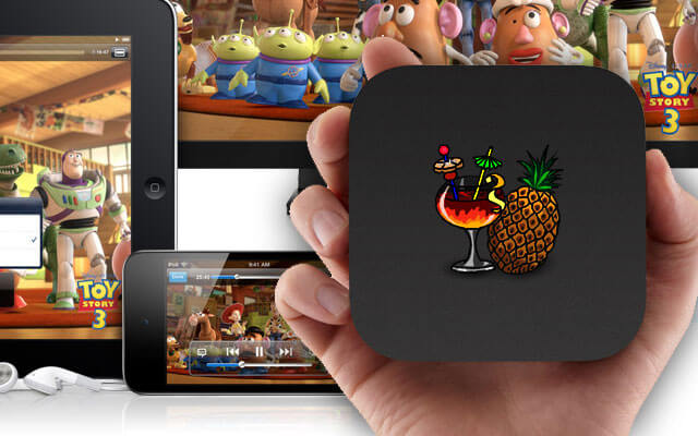 Передача записанного видео через AirPlay с помощью Air Home Video. Передача записанного видео через AirPlay с помощью Air Home Video. Фото.