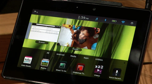 BlackBerry PlayBook имеет слабый аккумулятор? BlackBerry PlayBook имеет слабый аккумулятор? Фото.
