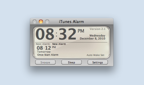 iTunes Alarm 1