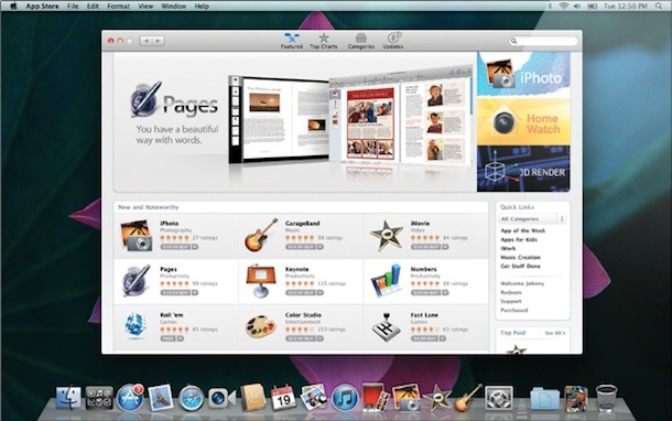 Mac App Store откроется 13 декабря? Mac App Store откроется 13 декабря? Фото.