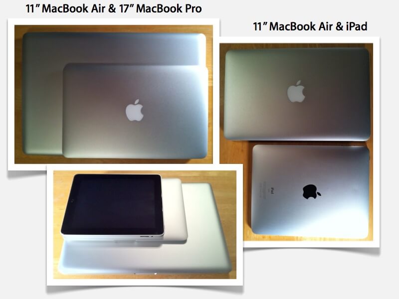 Обзор 11,6 и 13,3-дюймового MacBook Air. Сравнивая Air с iPad и Netbook. Обзор 11,6 и 13,3-дюймового MacBook Air. Сравнивая Air с iPad и Netbook. Фото.