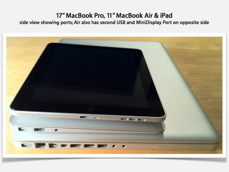 Обзор 11,6 и 13,3-дюймового MacBook Air. Сравнивая Air с iPad и Netbook. Обзор 11,6 и 13,3-дюймового MacBook Air. Сравнивая Air с iPad и Netbook. Фото.