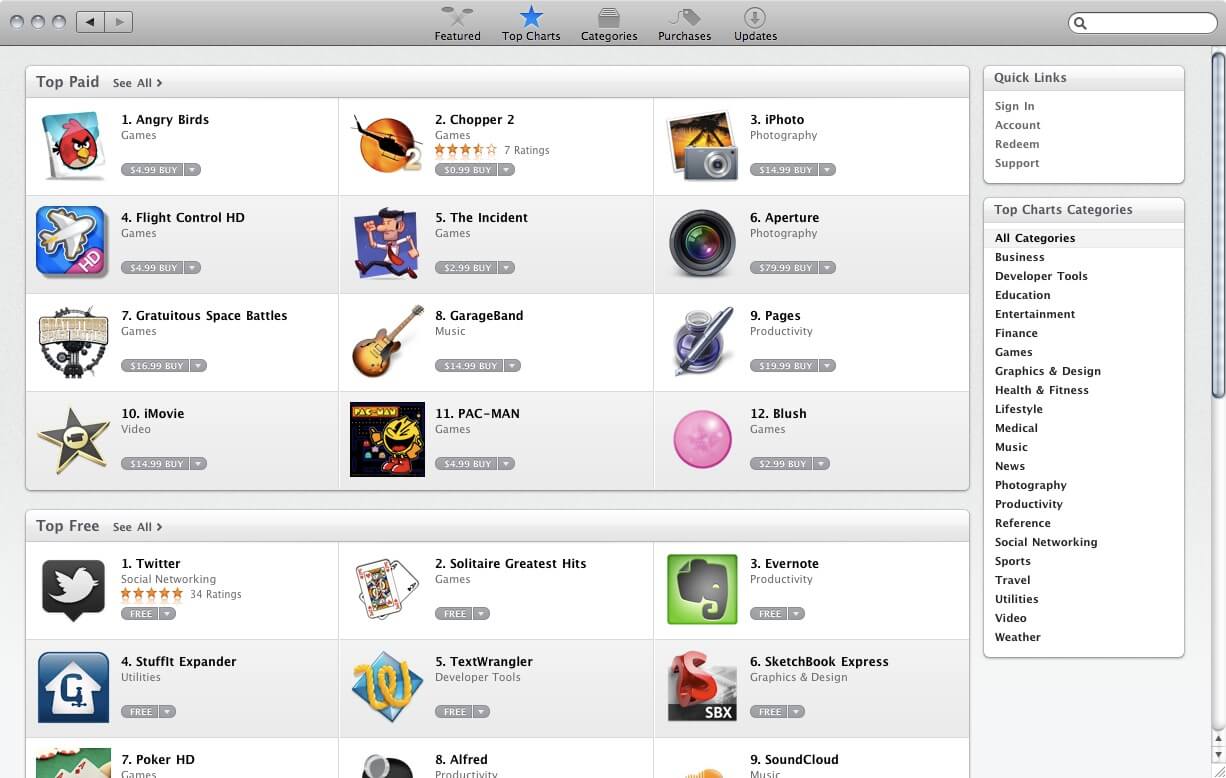 Mac App Store. Первый придирчивый взгляд. Mac App Store. Первый придирчивый взгляд. Фото.
