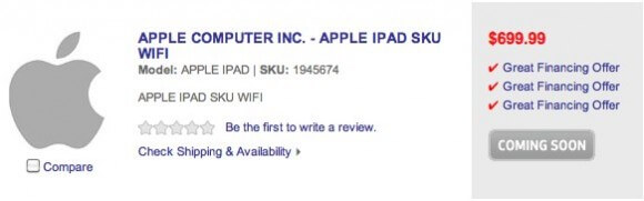 Новые версии iPad замечены на Best Buy. Новые версии iPad замечены на Best Buy. Фото.