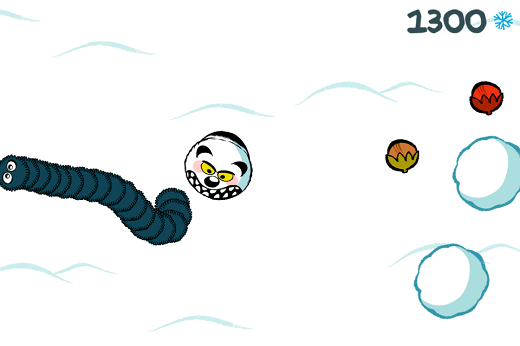 Doodle Grub: «змейка» с новым лицом. Doodle Grub: «змейка» с новым лицом. Фото.