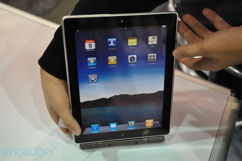 Копия второй версии iPad засветилась на CES. Копия второй версии iPad засветилась на CES. Фото.