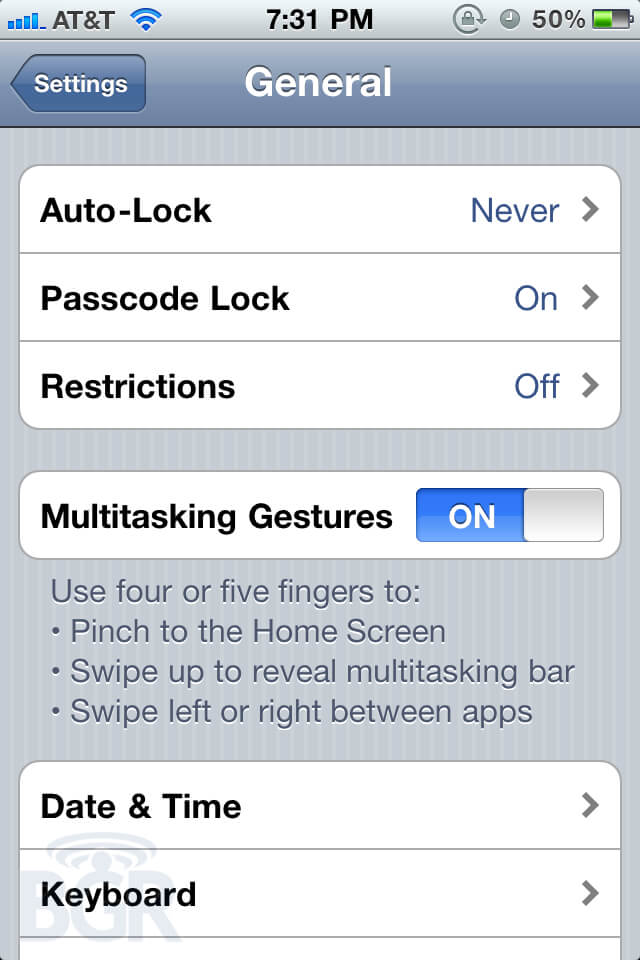 multitasking gestures multitasking gestures