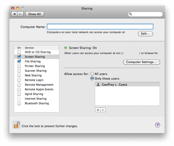 [Инструкция] MobileMe: Как настроить доступ к Mac? Настройка хоста для Mac. Фото.