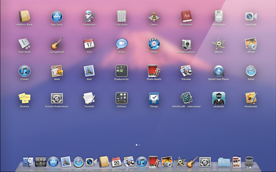 Launchpad - новое приложение Mac OS X Launchpad - новое приложение Mac OS X