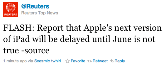 Reuters: Слухи о задержках iPhone 5 и iPad 2 беспочвенны. Reuters: Слухи о задержках iPhone 5 и iPad 2 беспочвенны. Фото.
