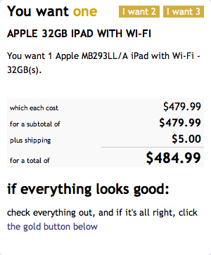 iPad at woot.com