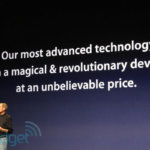 Трансляция iPad 2 в картинках. Фото.