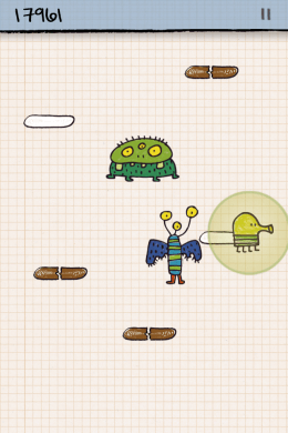 Doodle Jump. Общее представление об игре. Doodle Jump. Общее представление об игре. Фото.