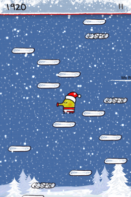 Doodle Jump. Общее представление об игре. Doodle Jump. Общее представление об игре. Фото.