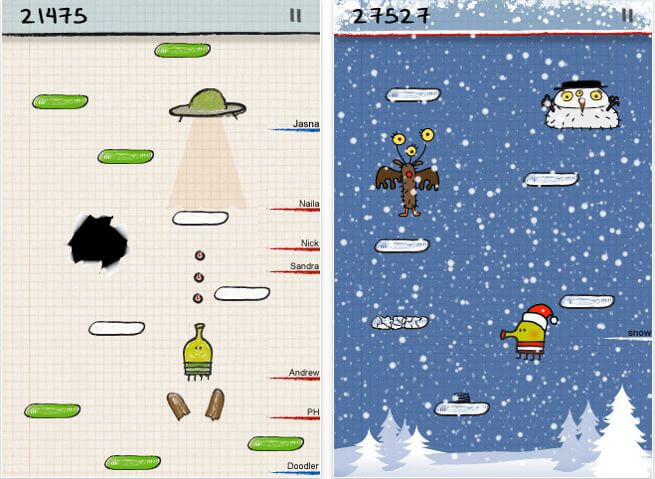 Doodle Jump скоро на iPad и Microsoft Kinect. Doodle Jump скоро на iPad и Microsoft Kinect. Фото.