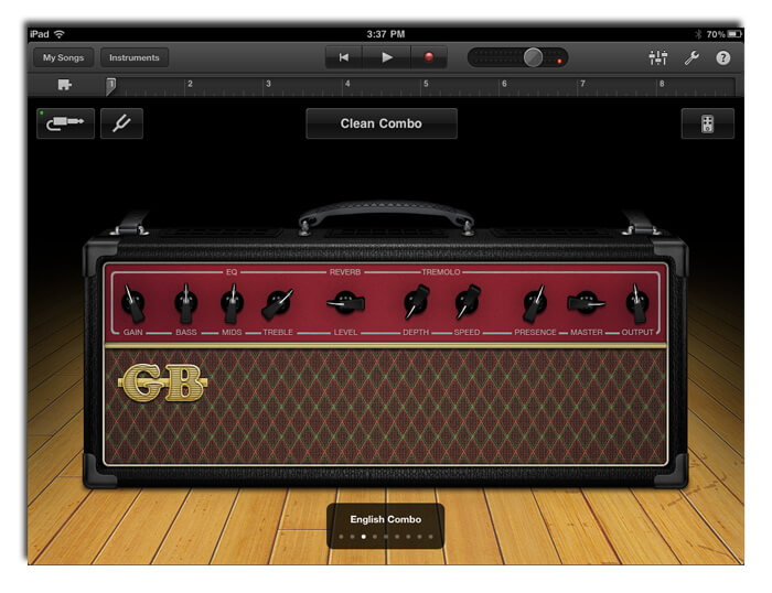 Первый взягляд на GarageBand для iPad