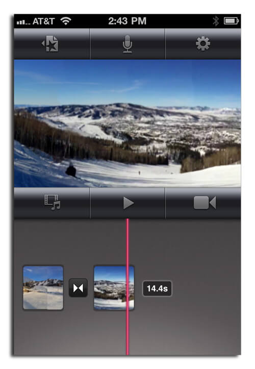 Первый взгляд на iMovie для iOS. Первый взгляд на iMovie для iOS. Фото.